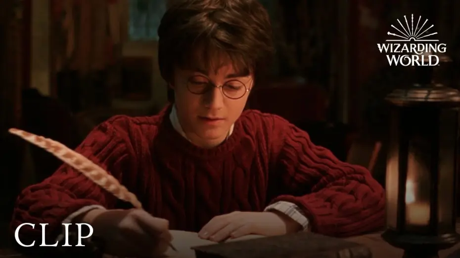 Video for the film Harry Potter and the Chamber of Secrets — Tom Riddle introduces himself to Harry Potter