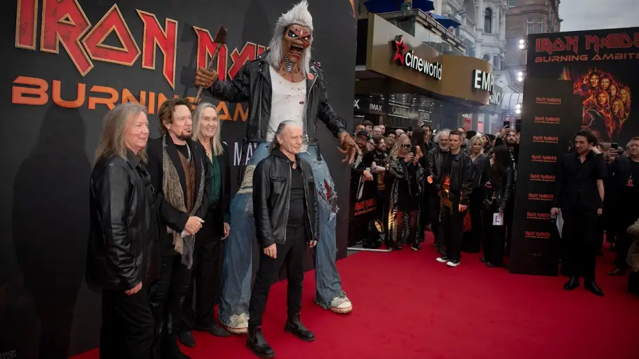 Video for the film Iron Maiden: Burning Ambition — Iron Maiden Burning Ambition: World Premiere