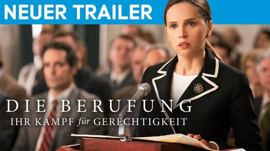 Video for the film On the Basis of Sex — Die Berufung | Offizieller HD Trailer 2 | Deutsch German | (2018)