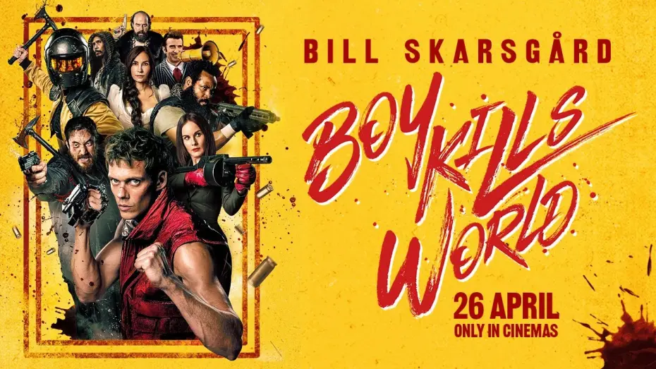 Video for the film Boy Kills World — Only In Cinemas 26 April