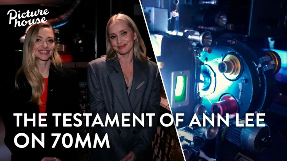 Video for the film The Testament of Ann Lee — Amanda Seyfried and Mona Fastvold Talk 70mm