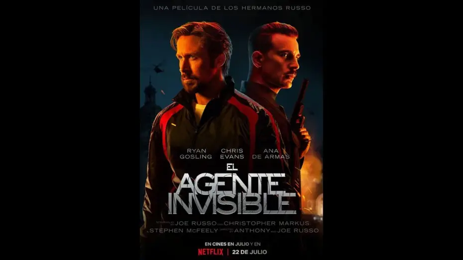 Video for the film The Gray Man — EL AGENTE INVISIBLE – Tráiler Español [HD][5.1] (2022)