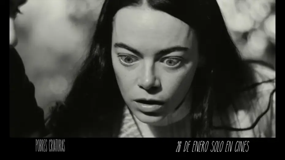 Video for the film Poor Things — Anuncio: 'Nominada a 7 Globos de Oro'