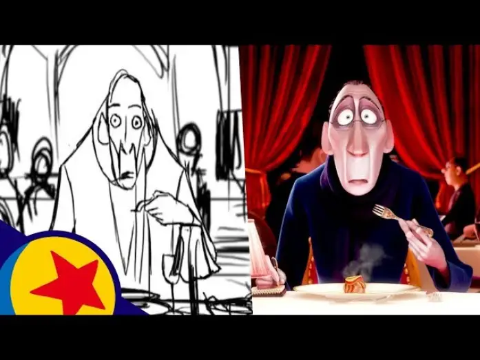 Video for the film Ratatouille — Anton Ego's Ratatouille Memory | Pixar Side-by-Side