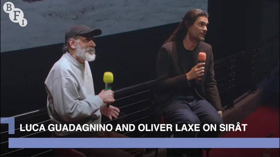 Video for the film Sirāt — Sirât director Oliver Laxe interviewed by Luca Guadagnino | BFI IMAX