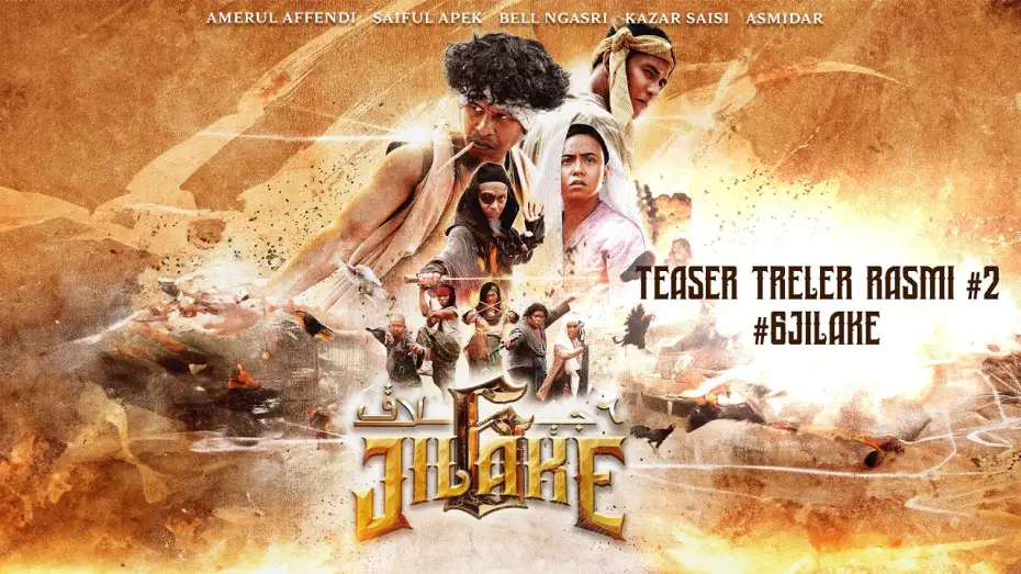 Video for the film 6 Jilake — TEASER TRELER RASMI 6 JILAKE #2 | DI PAWAGAM 24 APRIL 2025
