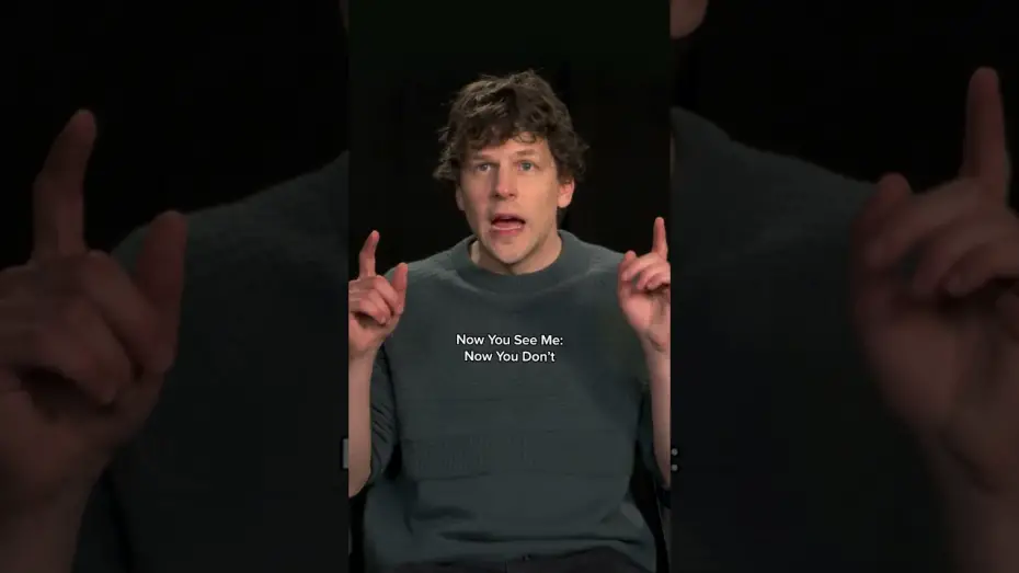 Video for the film Now You See Me 3 — and for our next trick: making Jesse Eisenberg appear
