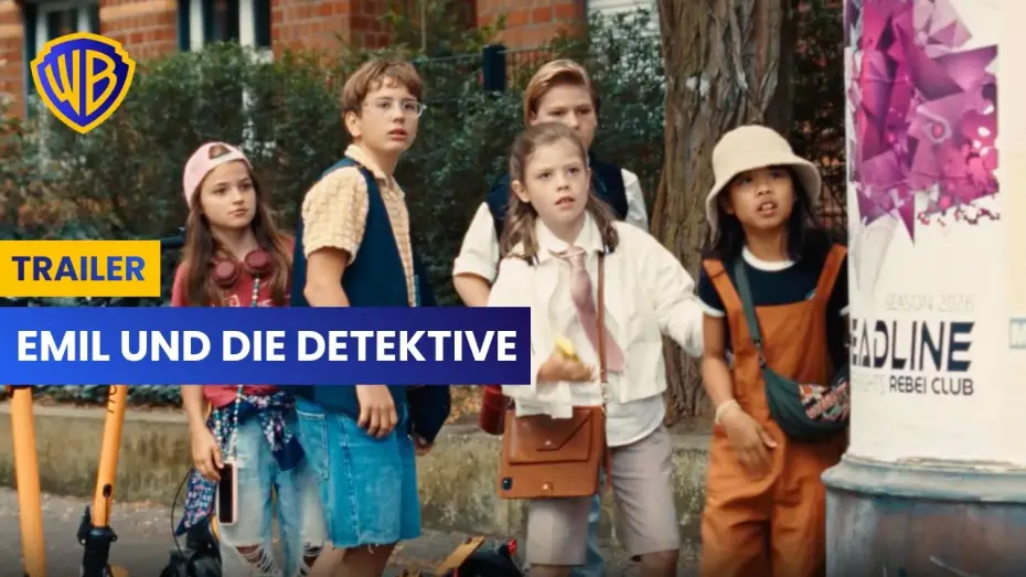 Video for the film Emil and the Detectives — EMIL UND DIE DETEKTIVE – Trailer Deutsch German (2026)