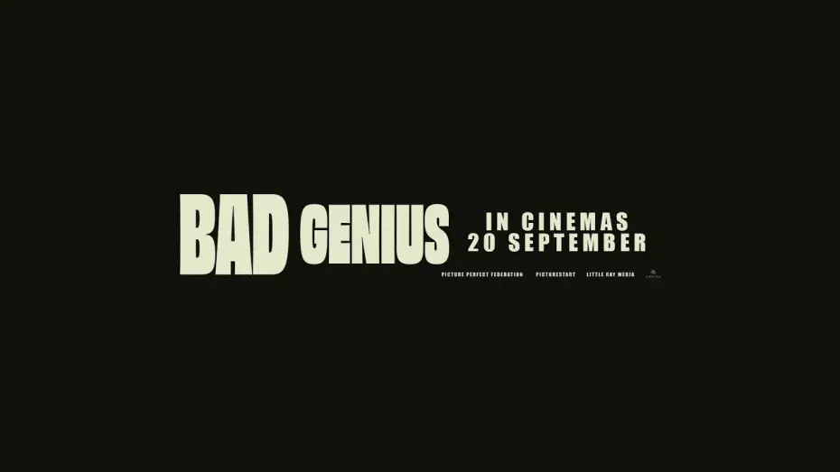 Video for the film Bad Genius — In Cinemas 20 September