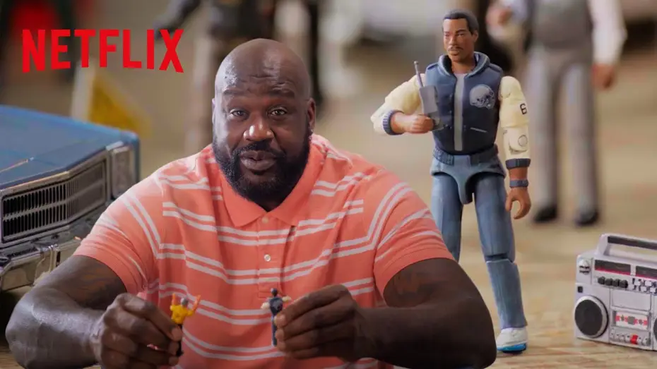 Video for the film Beverly Hills Cop: Axel F — Shaq Plays with Beverly Hills Cop: Axel F Action Figures