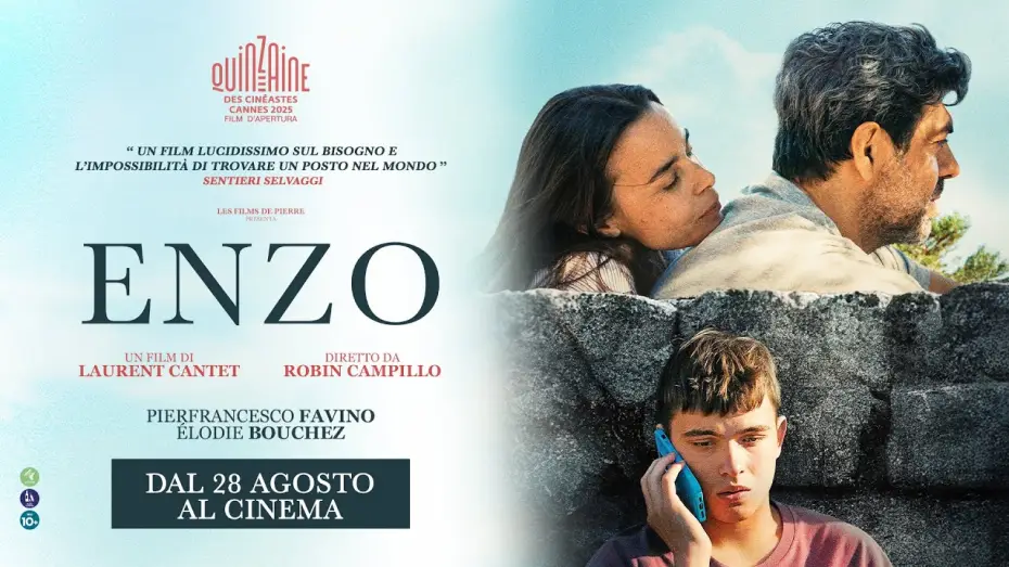 Video for the film Enzo — ENZO - L’ultimo film di Laurent Cantet, diretto da Robin Campillo - Trailer ITA HD