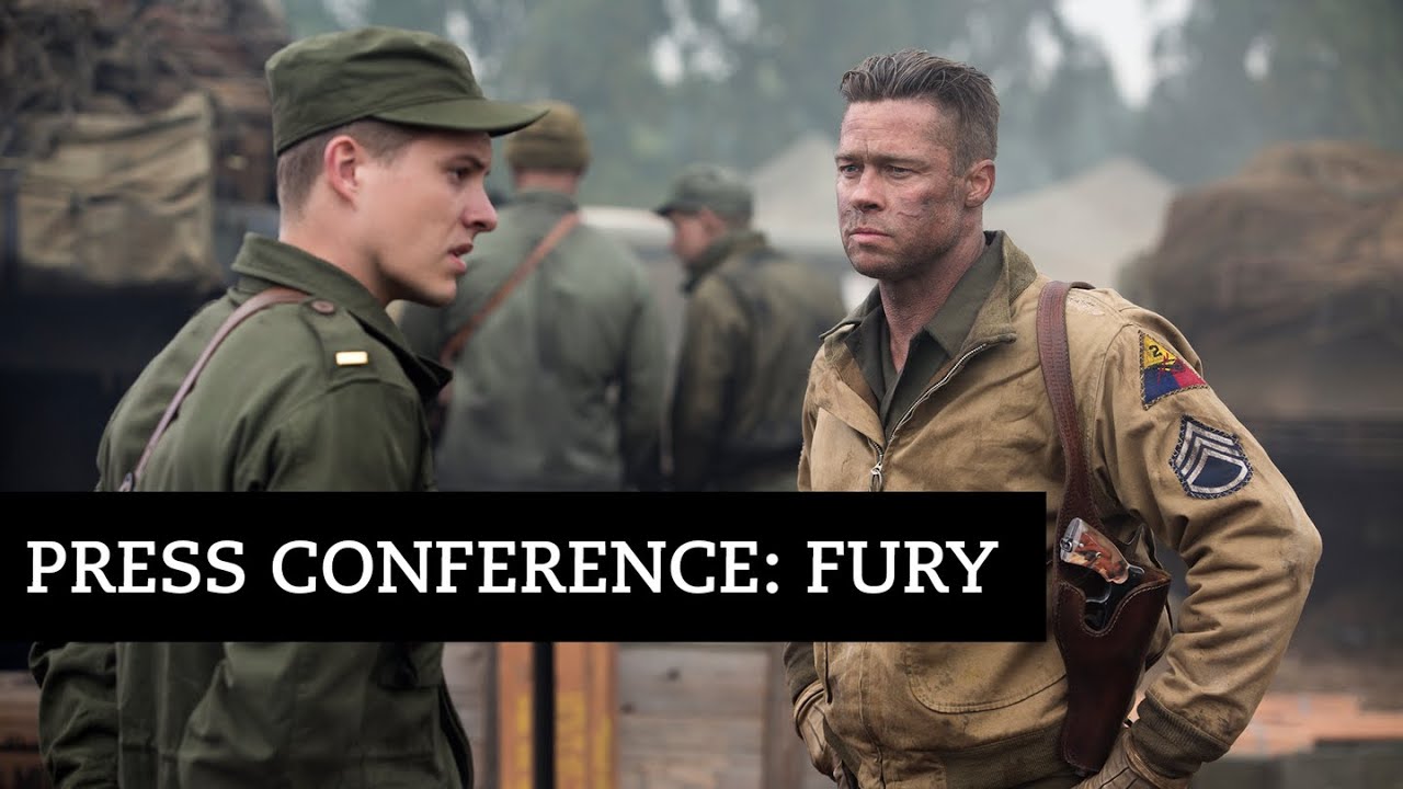 Video for the film Fury — Brad Pitt at the Fury Press Conference | BFI #LFF