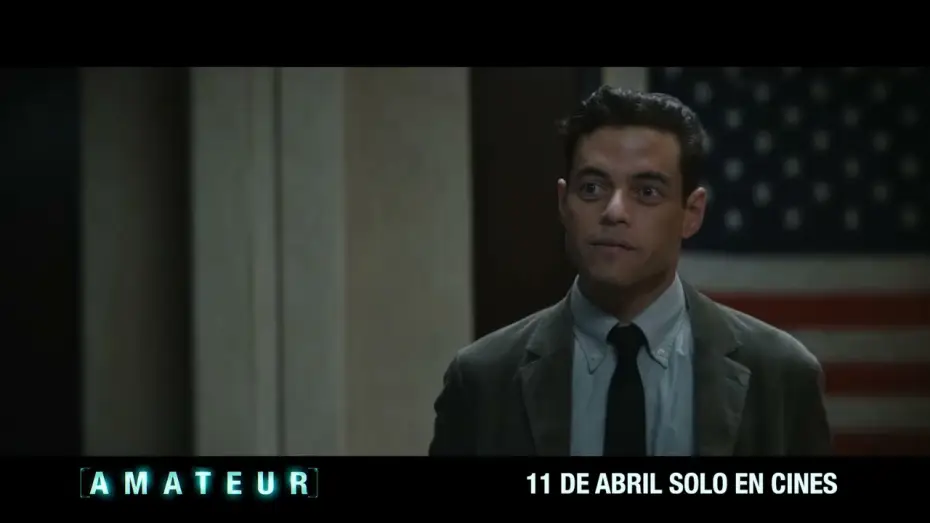 Video for the film The Amateur — Anuncio: 'Tensa e impredecible'