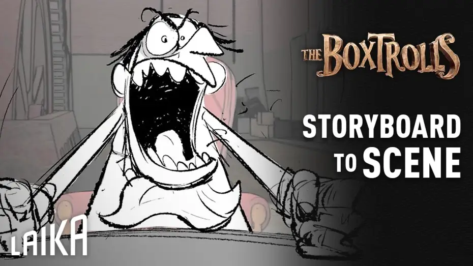 Video for the film The Boxtrolls — ”Someone's Got The Cheese Fits” Storyboard to Scene