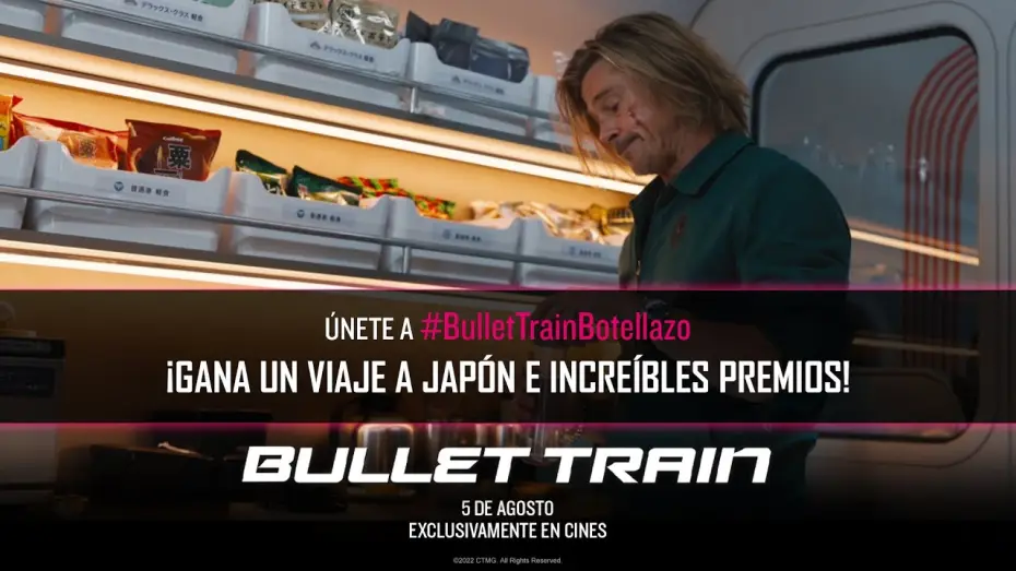 Video for the film Bullet Train — #BulletTrainBotellazo. Acepta el reto y consigue un increíble viaje a Japón.