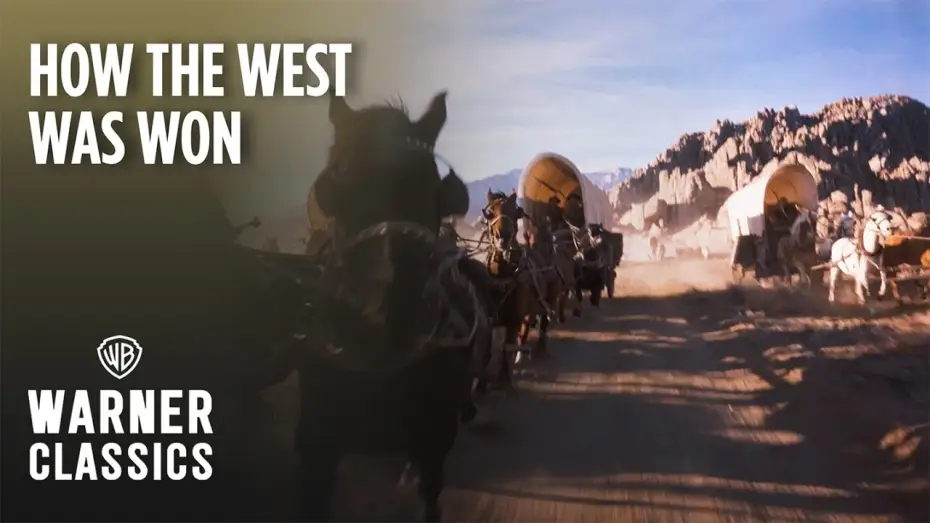 Video for the film How the West Was Won — Wagon Train Attack