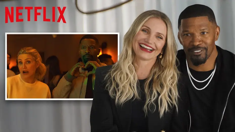 Video for the film Back in Action — Cameron Diaz & Jamie Foxx React to Back In Action Fight Scenes