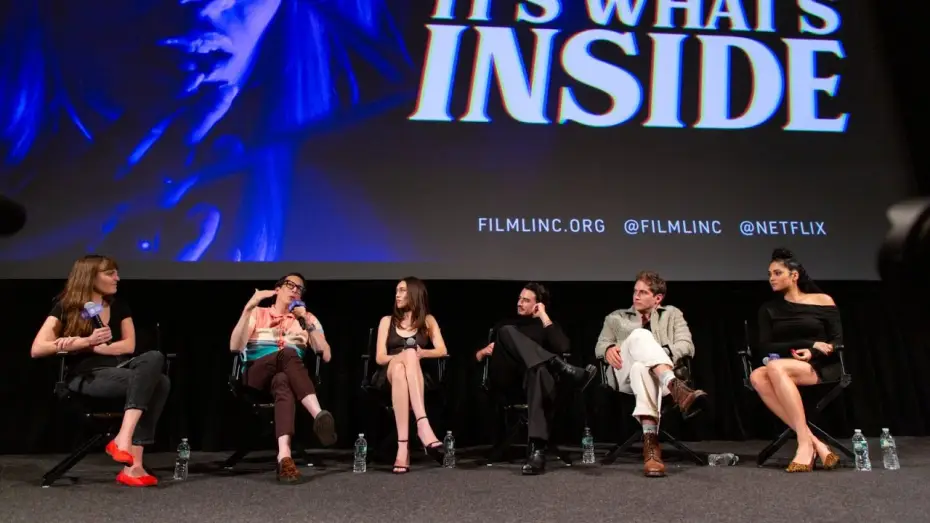 Video for the film It's What's Inside — Greg Jardin, Brittany O’Grady, James Morosini, and more on It's What's Inside