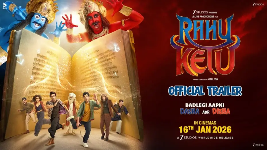 Video for the film Rahu Ketu — Rahu Ketu Official Trailer | Pulkit S | Varun S | Shalini P | In Cinemas 16th January 2026