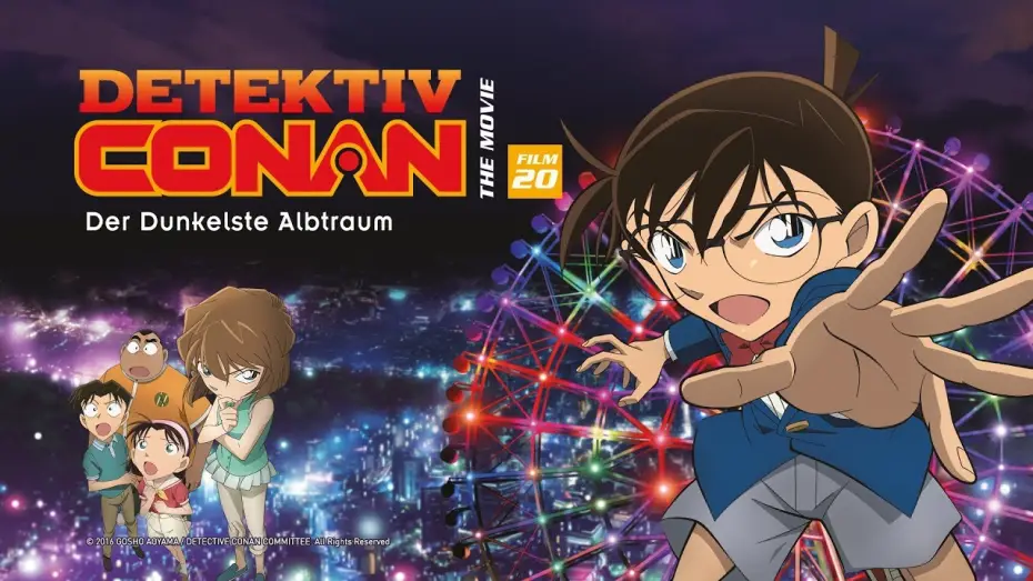 Video for the film Detective Conan: The Darkest Nightmare — Detektiv Conan - 20. Film: Der dunkelste Albtraum (Trailer)