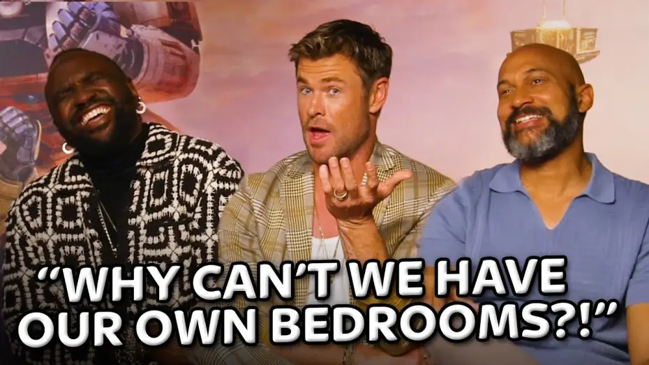 Video for the film Transformers One — Chris Hemsworth Is Moving In With The Transformers Cast 😂 | Interview