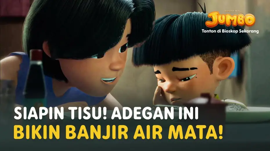 Video for the film Jumbo — ADEGAN KAKAK-ADIK YANG BIKIN PENONTON NANGIS! | JUMBO SEDANG TAYANG DI BIOSKOP ✨
