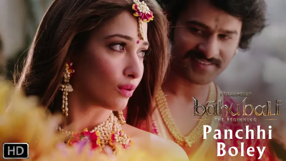 Video for the film Bāhubali: The Beginning — Panchhi Bole | Romantic Song | Baahubali - The Beginning | Prabhas, Tamannaah