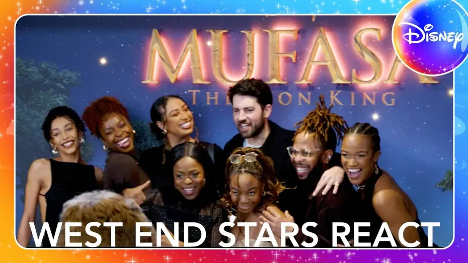 Video for the film Mufasa: The Lion King — Exclusive Reactions from Disney UK & West End Stars!