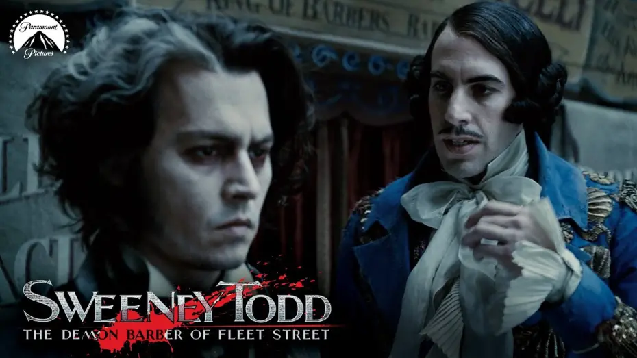 Video for the film Sweeney Todd: The Demon Barber of Fleet Street — Shave Contest Scene