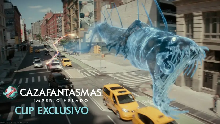 Video for the film Ghostbusters: Frozen Empire — Más vale moverte rápido