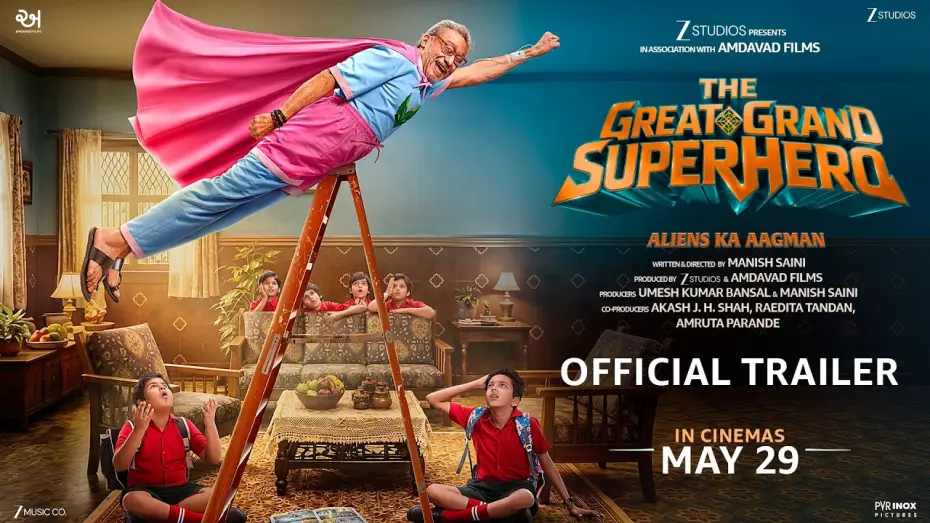 Video for the film The Great Grand Superhero — The Great Grand Superhero - Aliens Ka Aagman | Official Trailer | Jackie S. | Prateik S. P. | May 29