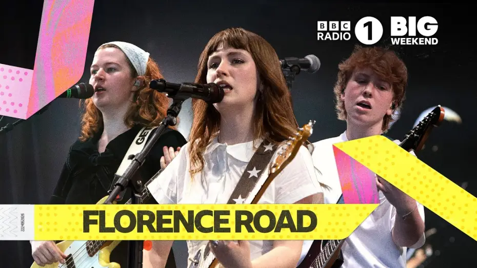 Video for the film Florence Road: Radio 1's Big Weekend 2026 — Florence Road - Hanging Out To Dry | Radio 1’s Big Weekend 2026