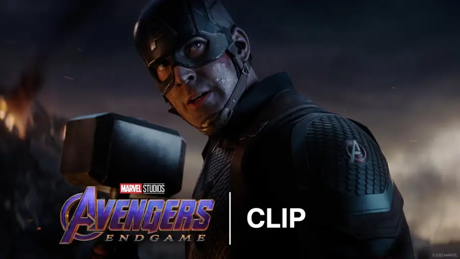 Video for the film Avengers: Endgame — Captain America (Steve Rogers) Wields Mjolnir - Official Clip