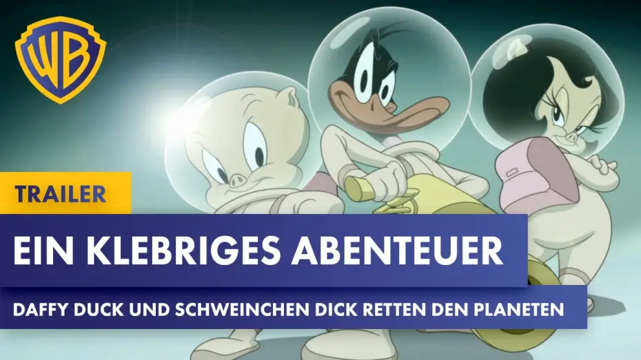 Video for the film The Day the Earth Blew Up: A Looney Tunes Movie — EIN KLEBRIGES ABENTEUER: DAFFY DUCK & SCHWEINCHEN DICK RETTEN DEN PLANETEN – Trailer Deutsch (2024)