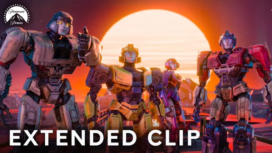 Video for the film Transformers One — Hijacking Cargo Train Clip w/ Optimus Prime and Megatron