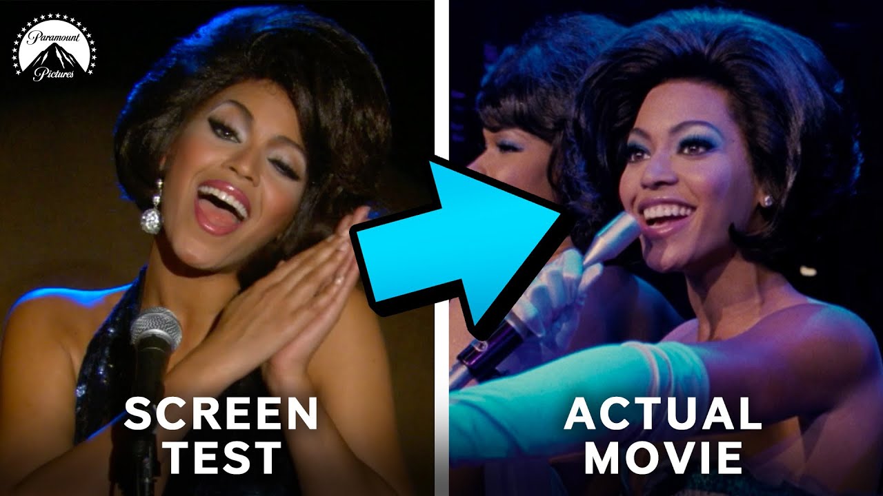 Video for the film Dreamgirls — Beyoncé Behind The Scenes of Dreamgirls: Screen Test vs. Movie Scene