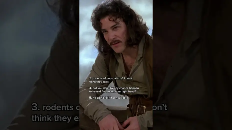 Video for the film The Princess Bride — ngl, this was so hard to rank.