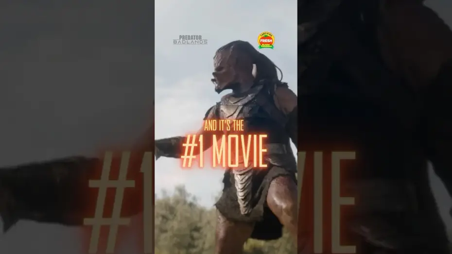 Video for the film Predator: Badlands — #1 Movie In The World