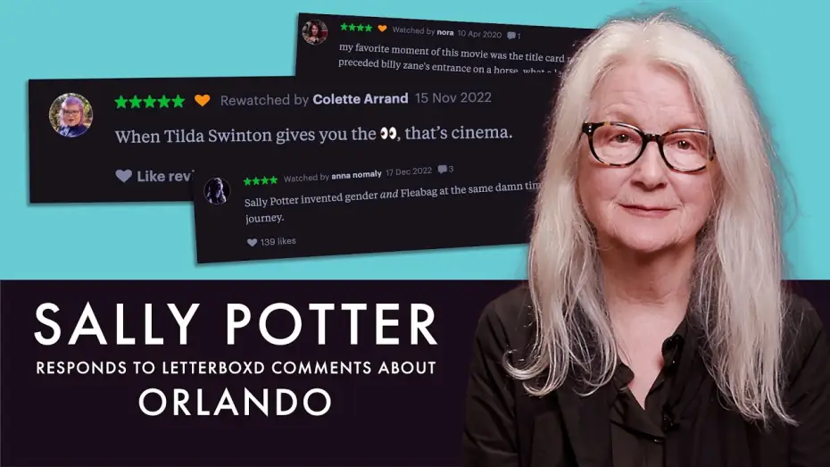 Video for the film Orlando — Sally Potter responds to Letterboxd comments about ORLANDO