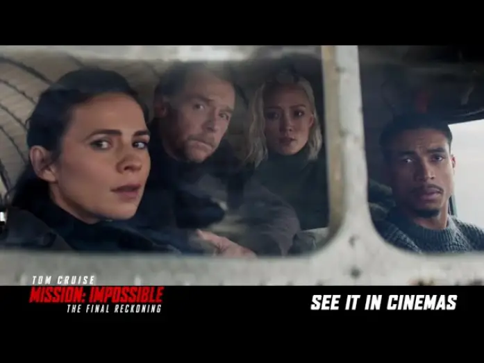 Video for the film Mission: Impossible 8 — It doesn’t get any bigger than this.