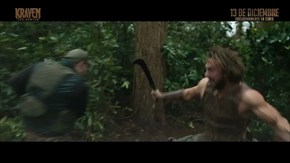 Video for the film Kraven the Hunter — Sólo hay una manera de salir de su lista