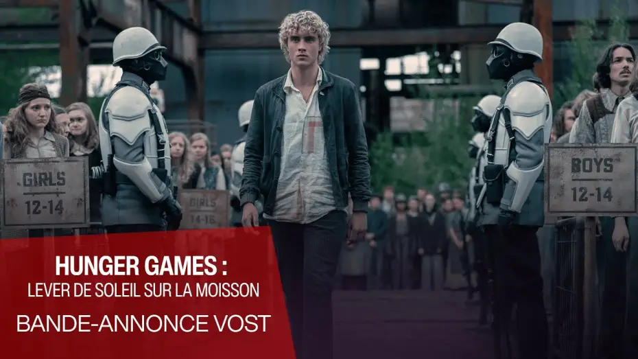 Video for the film The Hunger Games: Sunrise on the Reaping — Bande-annonce [VOST]