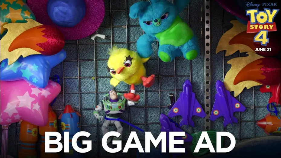 Video for the film Toy Story 4 — Big Game Ad
