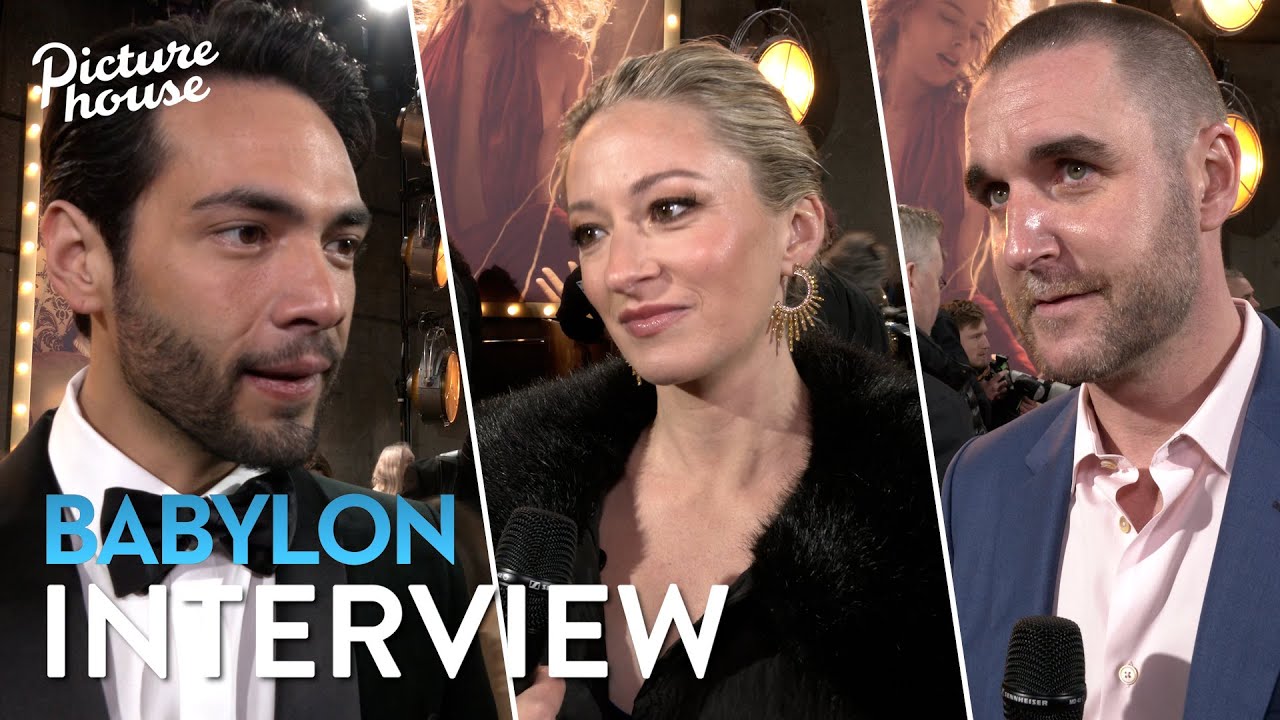 Video for the film Babylon — Babylon | Diego Calva, Olivia Hamilton & Matthew Plouffe Red Carpet Interviews