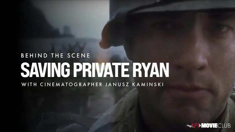 Video for the film Saving Private Ryan — Janusz Kamiński on making Saving Private Ryan