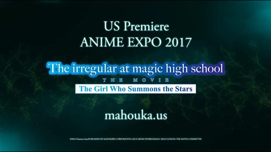 Video for the film The Irregular at Magic High School: The Girl Who Summons the Stars — Official Trailer [Subtitled]