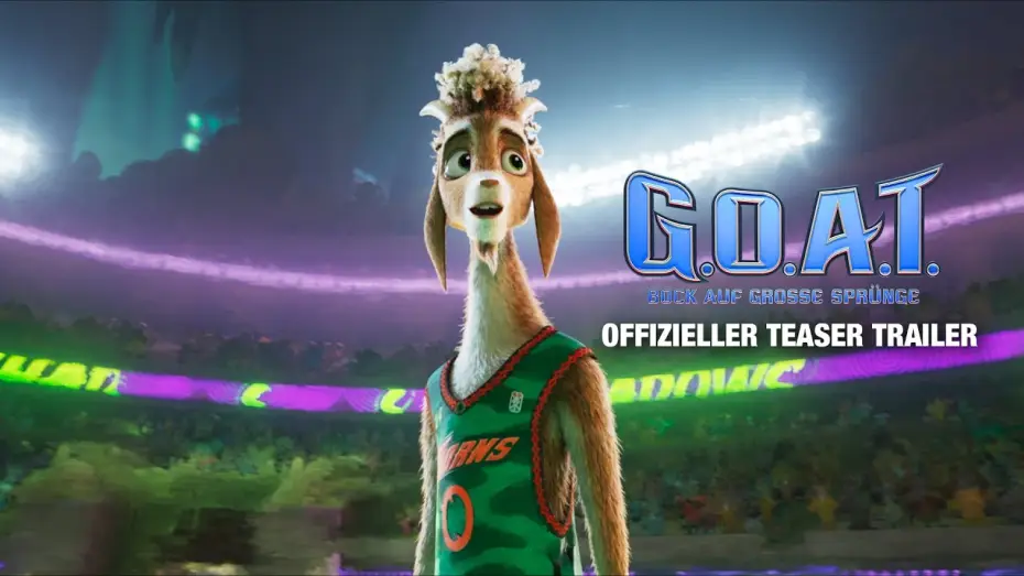 Video for the film GOAT — G.O.A.T. - Bock auf große Sprünge – Offizieller Teaser Trailer (Kinostart: 19.2.2026)