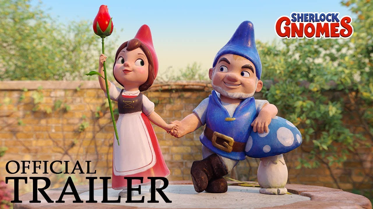 Video for the film Sherlock Gnomes — Official US Trailer