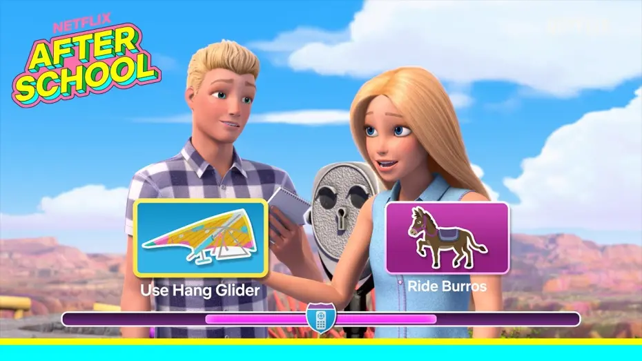 Video for the film Barbie: Epic Road Trip — Hang Glider or Burro Ride?!