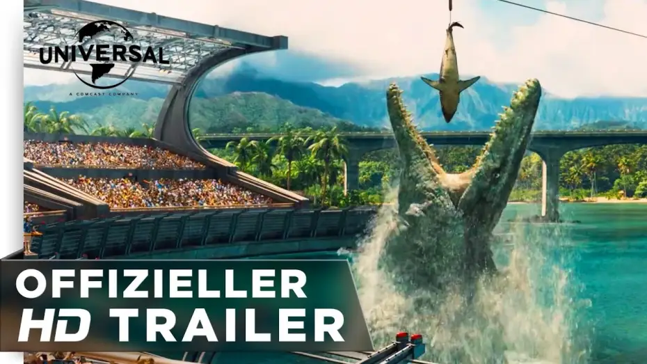 Video for the film Jurassic World — Jurassic World - Trailer #1 deutsch / german HD